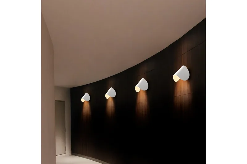 Vegg lampe Koeia Chrome - Hvit - Belysning - Innendørsbelysning & Lamper - Vegglampe