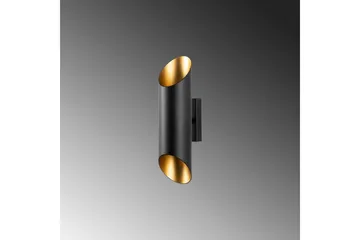 Vegg lampe Kutt Svart / Gull - Svart / Gull - Belysning - Innendørsbelysning & Lamper - Vegglampe