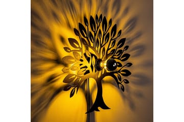 Vegg lampe Malti Tree Svart - Svart - Belysning - Innendørsbelysning & Lamper - Vegglampe
