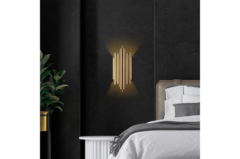 Vegg lampe Raoji Gull - Gull - Belysning - Innendørsbelysning & Lamper - Vegglampe