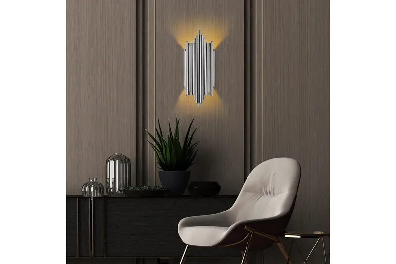 Vegg lampe Raoji Krom - Krom - Belysning - Innendørsbelysning & Lamper - Vegglampe