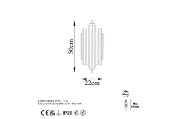 Vegg lampe Raoji Svart - Svart - Belysning - Innendørsbelysning & Lamper - Vegglampe
