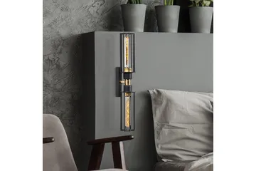 Vegg lampe Sourab Shine Svart / Gull - Gull/Svart - Belysning - Innendørsbelysning & Lamper - Vegglampe