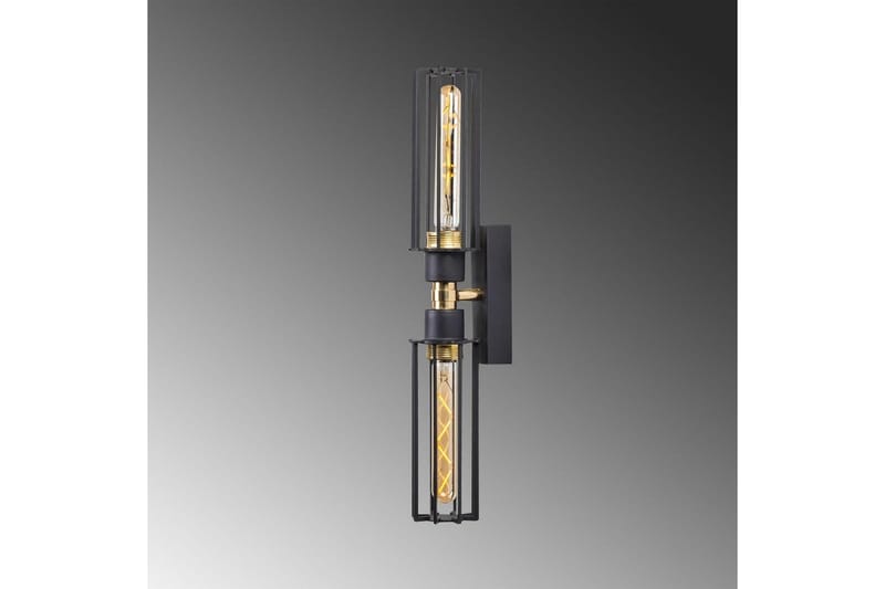 Vegg lampe Sourab Shine Svart / Gull - Gull/Svart - Belysning - Innendørsbelysning & Lamper - Vegglampe