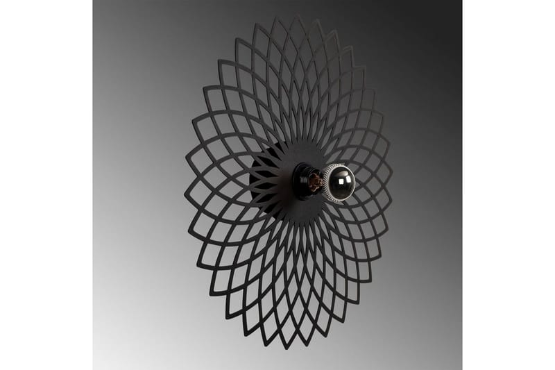 Vegg lampe Sourab Svart - Svart - Belysning - Innendørsbelysning & Lamper - Vegglampe