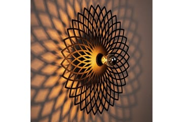 Vegg lampe Sourab Svart - Svart - Belysning - Innendørsbelysning & Lamper - Vegglampe