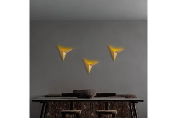 Vegg lampe Stelin Gull - Gull - Belysning - Innendørsbelysning & Lamper - Vegglampe