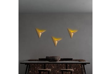 Vegg lampe Stelin Gull - Gull - Belysning - Innendørsbelysning & Lamper - Vegglampe
