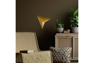 Vegg lampe Stelin Gull - Gull - Belysning - Innendørsbelysning & Lamper - Vegglampe