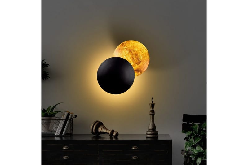 Vegg lampe Zandel Svart / Kobber - Svart / Kobber - Belysning - Innendørsbelysning & Lamper - Vegglampe