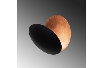 Vegg lampe Zandel Svart / Kobber - Svart / Kobber - Belysning - Innendørsbelysning & Lamper - Vegglampe
