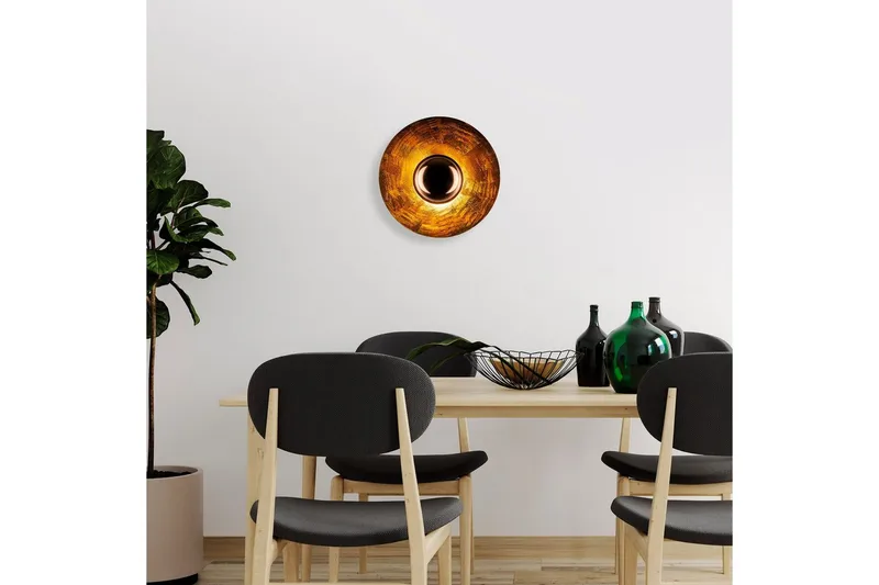 Vegg lampe Zindale Kobber - 38 x 31 cm - Belysning - Innendørsbelysning & Lamper - Vegglampe