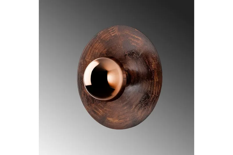 Vegg lampe Zindale Kobber - 38 x 31 cm - Belysning - Innendørsbelysning & Lamper - Vegglampe