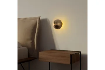 Vegg lampe Polmar Gull - Diameter: 16 cm - Belysning - Innendørsbelysning & Lamper - Vegglampe