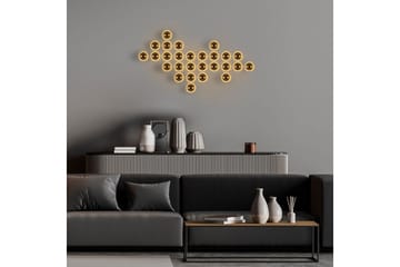 Vegg lampe Polmar Gull - Diameter: 12 cm - Belysning - Innendørsbelysning & Lamper - Vegglampe