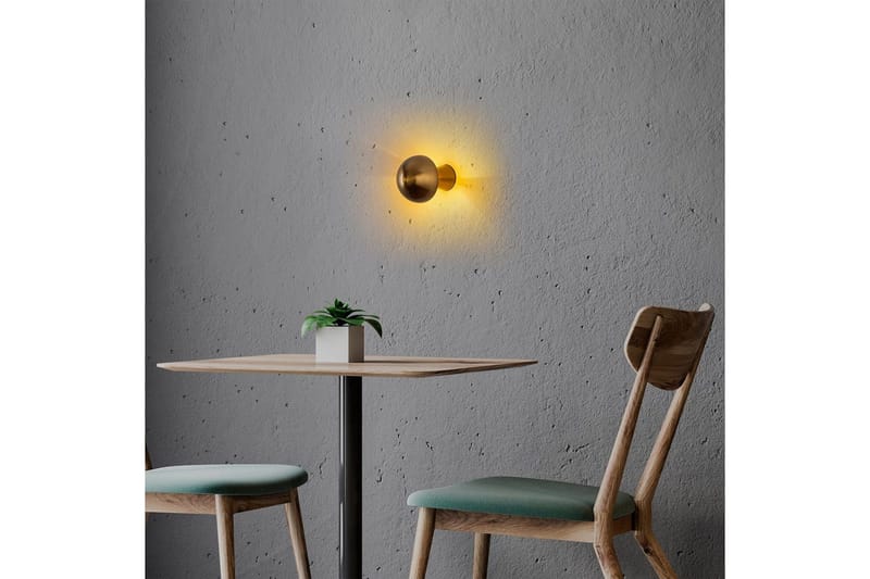 Vegg lampe Polmar Gull - Diameter: 12 cm - Belysning - Innendørsbelysning & Lamper - Vegglampe