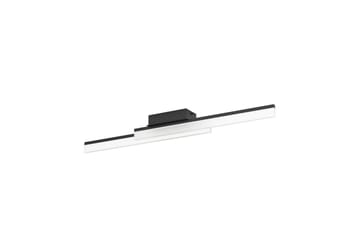 Vegg-/Taklampe Eglo Palmital Svart Satineret - Sølv/Svart - Belysning - Innendørsbelysning & Lamper - Vegglampe