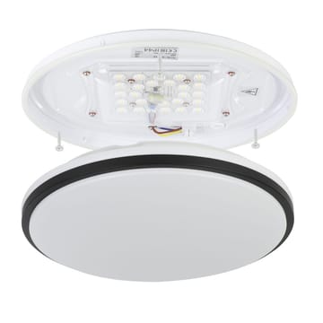 Vegg-/Taklampe Pinetto - Hvit, Krom - Belysning - Innendørsbelysning & Lamper - Vegglampe