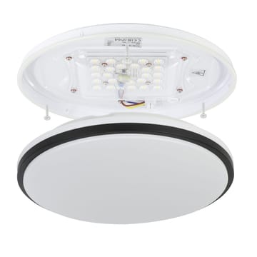 Vegg-/Taklampe Pinetto - Hvit, Krom - Belysning - Innendørsbelysning & Lamper - Vegglampe