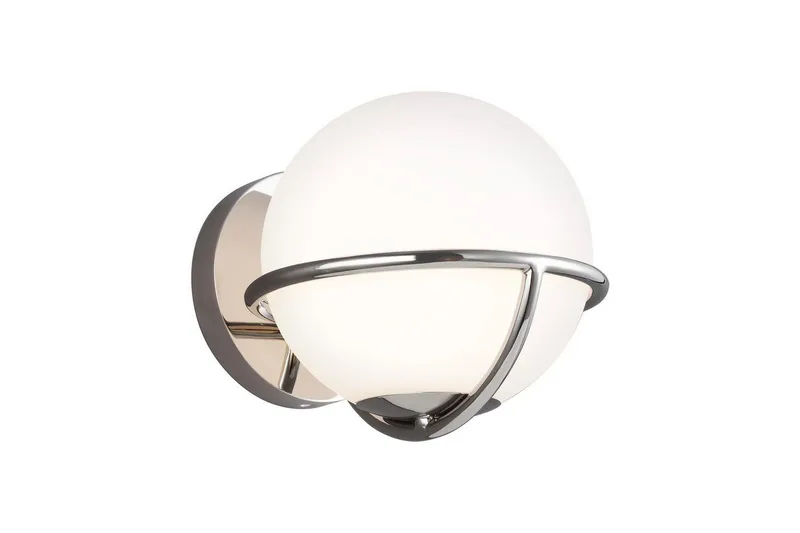 Vegglampe Feiss Apollo Polert nikkel, Polert nikkel