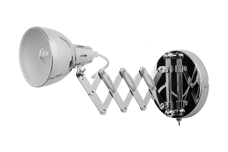 Vegglampe Harrington 33 cm - Sølv - Belysning - Innendørsbelysning & Lamper - Vegglampe - Veggarmatur