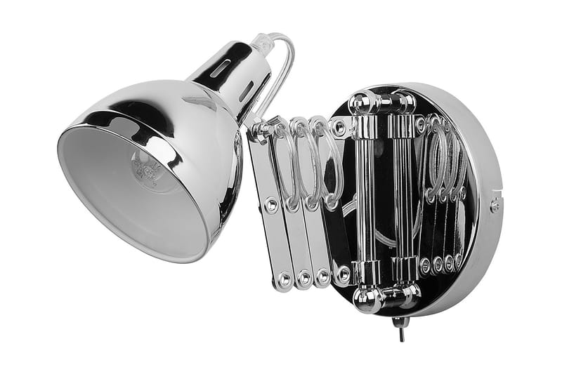 Vegglampe Harrington 33 cm - Sølv - Belysning - Innendørsbelysning & Lamper - Vegglampe - Veggarmatur