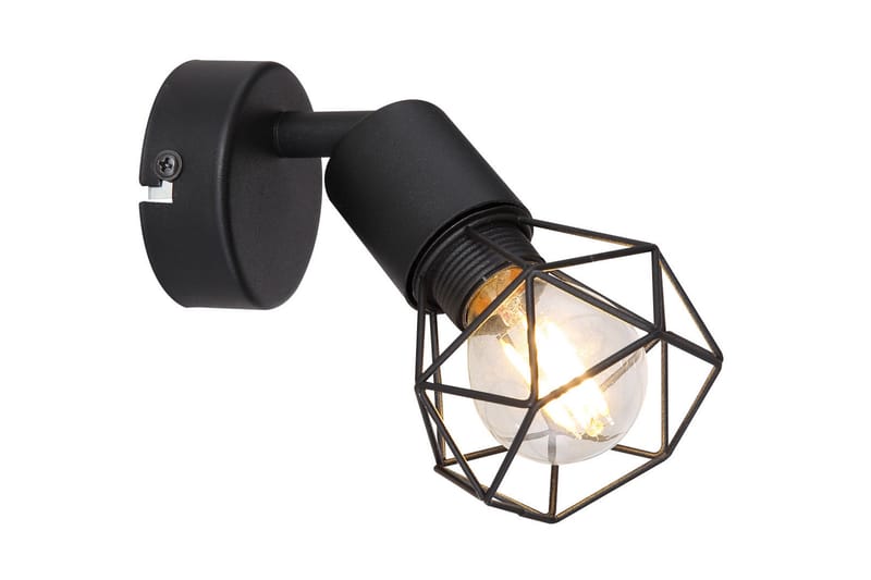 Vegglampe Xara Svart - Globo Lighting - Veggarmatur - Sengelampe vegg - Vegglampe