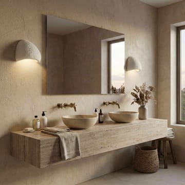 Vyrel vegglampe 30 cm - Hvit - Belysning - Innendørsbelysning & Lamper - Vegglampe