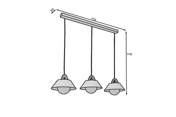 Almitara Taklampe Rund - Svart - Belysning - Innendørsbelysning & Lamper - Vinduslampe