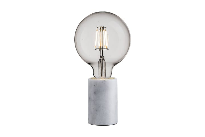 Bordlampe Siv Marmor Hvit - Vinduslampe - Lamper gang - Bordlampe - Vinduslampe på fot - Nattbordslampe stående