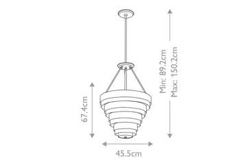Echelon Lisa Mcdennon Av Hinkley Taklampe - Belysning - Innendørsbelysning & Lamper - Vinduslampe