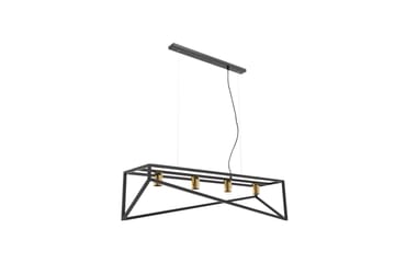 Eluvies Pendellampe Rund - Svart - Belysning - Innendørsbelysning & Lamper - Vinduslampe