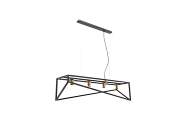 Eluvies Pendellampe Rund - Svart - Belysning - Innendørsbelysning & Lamper - Vinduslampe