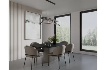 Eluvies Pendellampe Rund - Svart - Belysning - Innendørsbelysning & Lamper - Vinduslampe