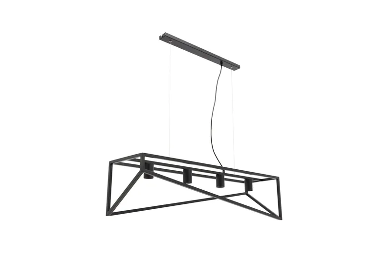 Eluvies Pendellampe Rund - Svart - Belysning - Innendørsbelysning & Lamper - Vinduslampe