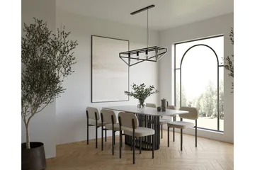 Eluvies Pendellampe Rund - Svart - Belysning - Innendørsbelysning & Lamper - Vinduslampe