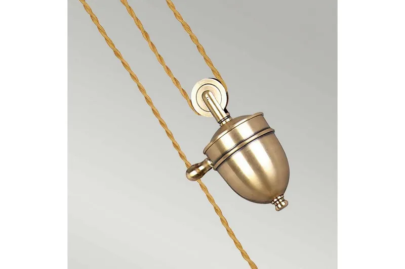 Hengelampe Elstead Lighting Provence Aldret Messing - Aldret Messing - Belysning - Innendørsbelysning & Lamper - Vinduslampe