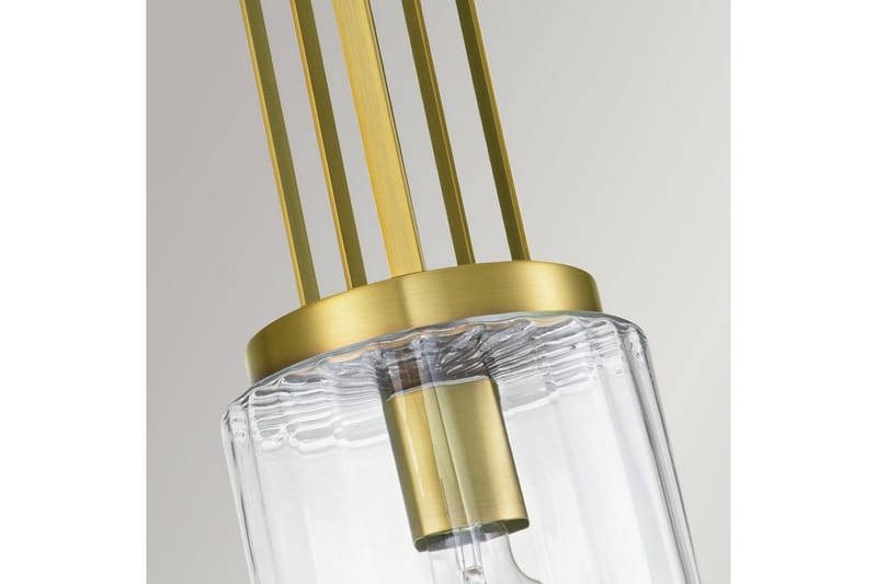 Hengelampe Kichler Kimrose Børstet naturlig messing - Børstet naturlig messing - Belysning - Innendørsbelysning & Lamper - Vinduslampe