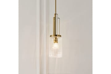 Hengelampe Kichler Kimrose Børstet naturlig messing - Børstet naturlig messing - Belysning - Innendørsbelysning & Lamper - Vinduslampe