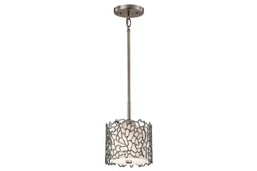 Hengelampe Kichler Sølv Korall 184x150x184 mm - 184x150x184 mm - Belysning - Innendørsbelysning & Lamper - Vinduslampe