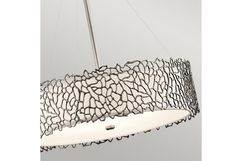 Hengelampe Kichler Sølv Korall 559x175x559 mm - 559x175x559 mm - Belysning - Innendørsbelysning & Lamper - Vinduslampe