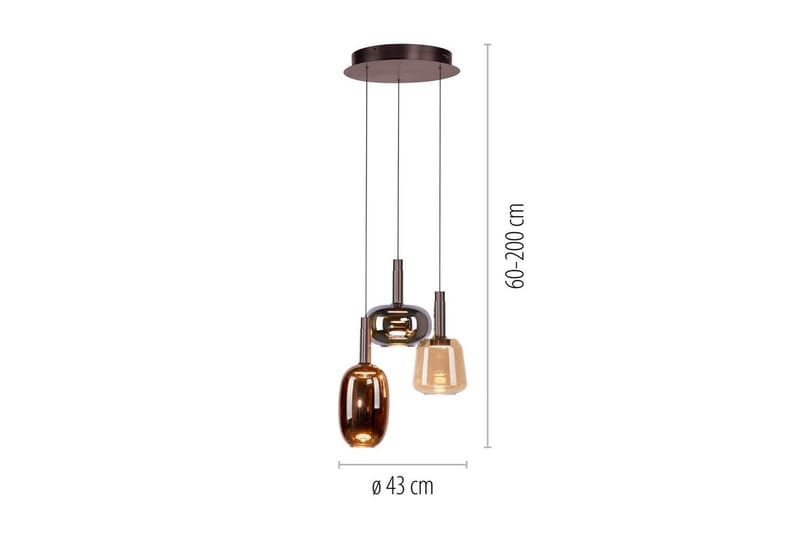 Irides Paul Neuhaus Taklampe - Belysning - Innendørsbelysning & Lamper - Vinduslampe