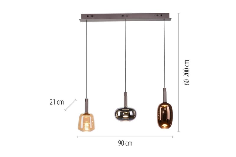 Irides Paul Neuhaus Taklampe - Belysning - Innendørsbelysning & Lamper - Vinduslampe