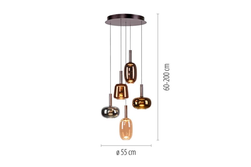 Irides Paul Neuhaus Taklampe - Belysning - Innendørsbelysning & Lamper - Vinduslampe