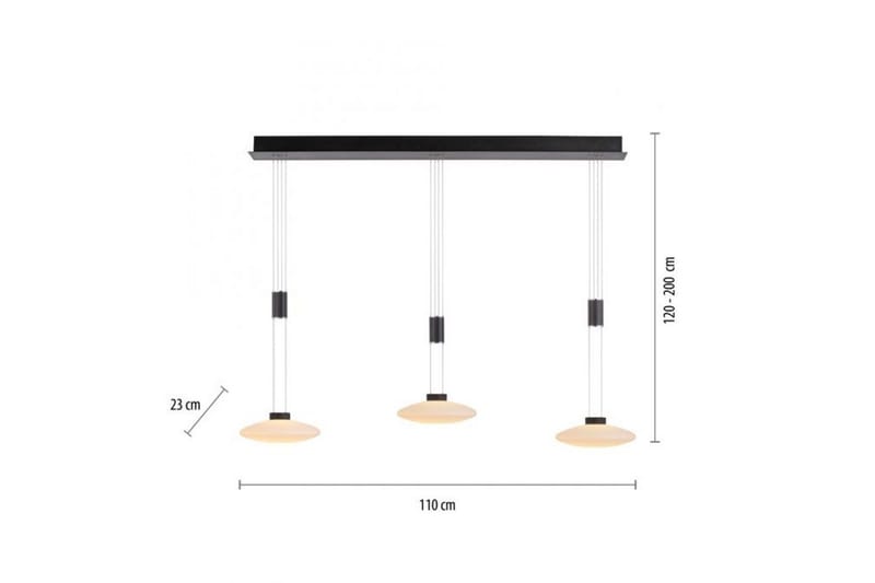 Lautada Paul Neuhaus Taklampe - Belysning - Innendørsbelysning & Lamper - Vinduslampe