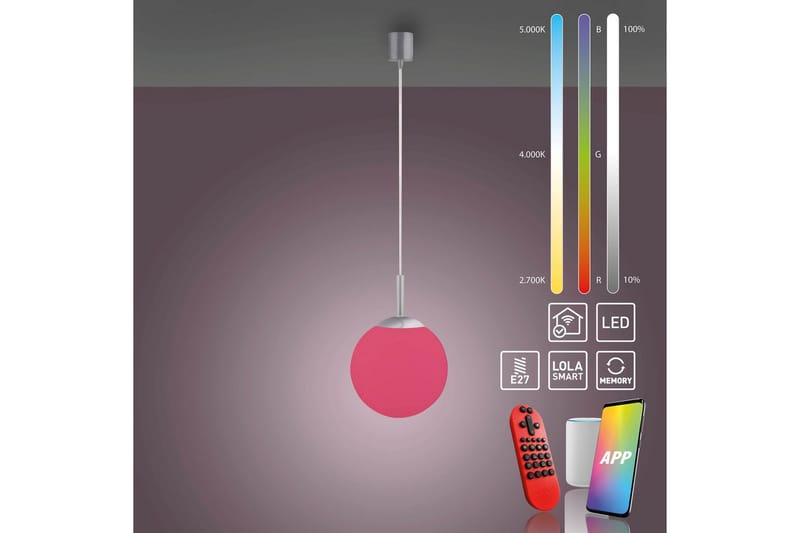 Lolasmart Bolo Just Light Taklampe - Belysning - Innendørsbelysning & Lamper - Vinduslampe