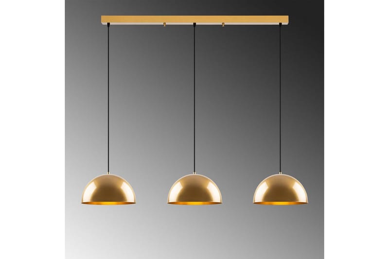 Lysekrone Brena Gull Tre Sokkel - 145 x 40 x 116 cm - Belysning - Innendørsbelysning & Lamper - Taklampe - Kjøkkenlampe & taklampe kjøkken