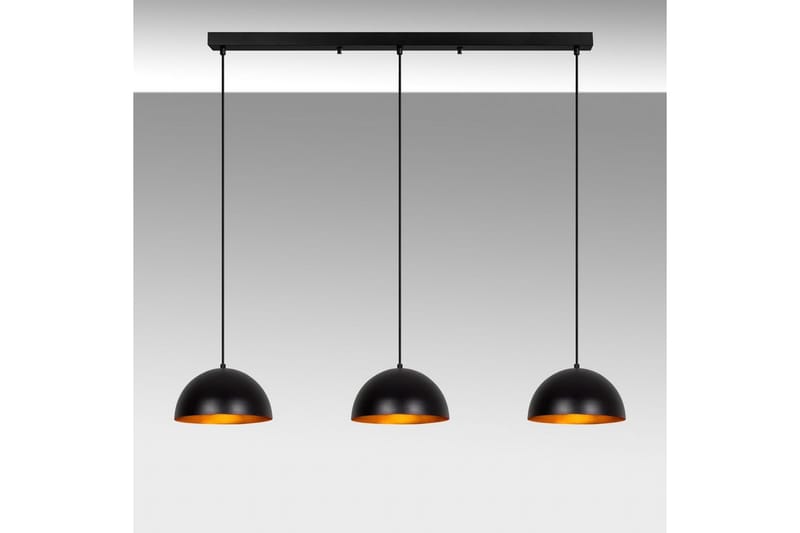 Lysekrone Brena Svart Tre Sokkel - 140 x 30 x 111 cm - Belysning - Innendørsbelysning & Lamper - Vinduslampe