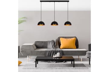 Lysekrone Brena Svart Tre Sokkel - 140 x 30 x 111 cm - Belysning - Innendørsbelysning & Lamper - Vinduslampe
