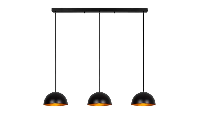 Lysekrone Brena Svart Tre Sokkel, 140 x 30 x 111 cm